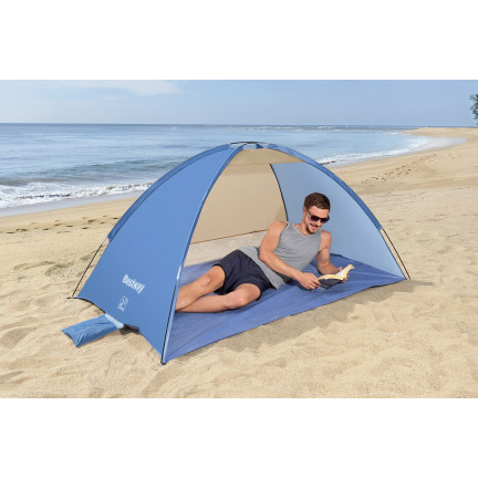 68105 plážový stan, skládací paraván pro 2 osoby, lehký, 2 m × 1,2 m 