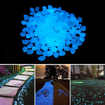 TG67713-5 svítící kamínky, fluorescenční kamínky, 100 ks, dekorativní