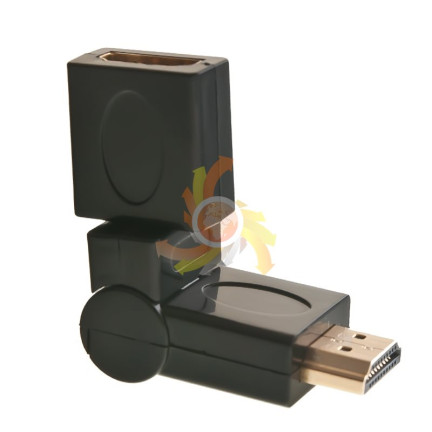 CC25 otočný adaptér 360° HDMI gold
