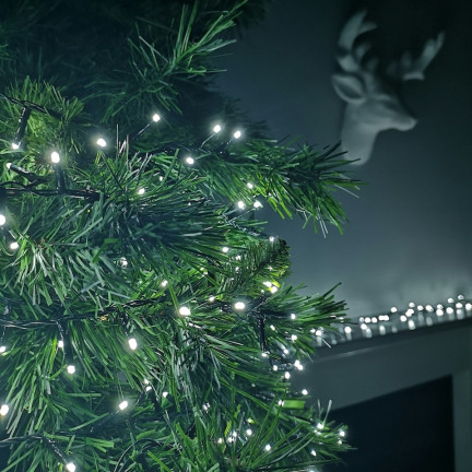 LZ200 vánoční světýlka, 200 LED, studená bílá, pro vnitřní použití na vánoční stromeček, Vánoce