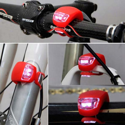 EOT011 LED světlo na kolo – přední i zadní, silikonové, alya