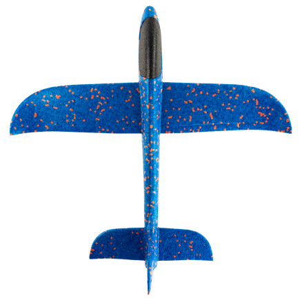 9137 dokonalý model letadla z polystyrenu, 47 cm, kluzák, velký modrý