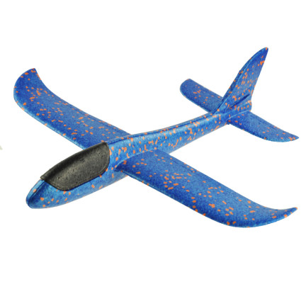 9137 dokonalý model letadla z polystyrenu, 47 cm, kluzák, velký modrý