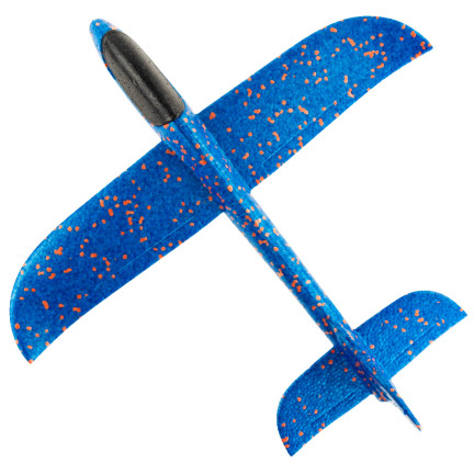 9137 dokonalý model letadla z polystyrenu, 47 cm, kluzák, velký modrý