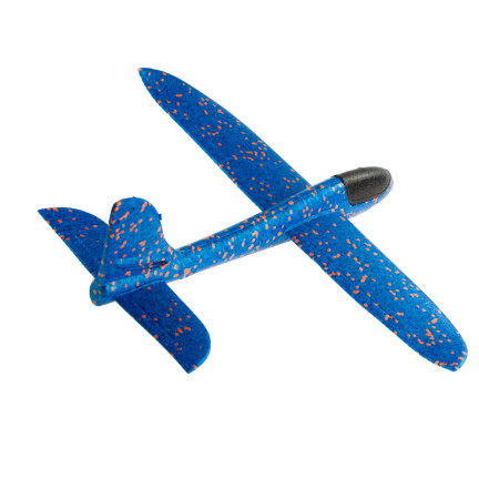 9137 dokonalý model letadla z polystyrenu, 47 cm, kluzák, velký modrý