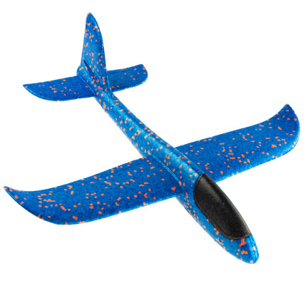 9137 dokonalý model letadla z polystyrenu, 47 cm, kluzák, velký modrý