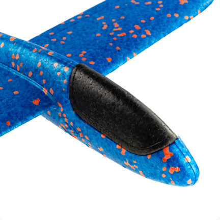 9137 dokonalý model letadla z polystyrenu, 47 cm, kluzák, velký modrý