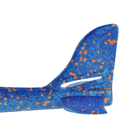 9137 dokonalý model letadla z polystyrenu, 47 cm, kluzák, velký modrý