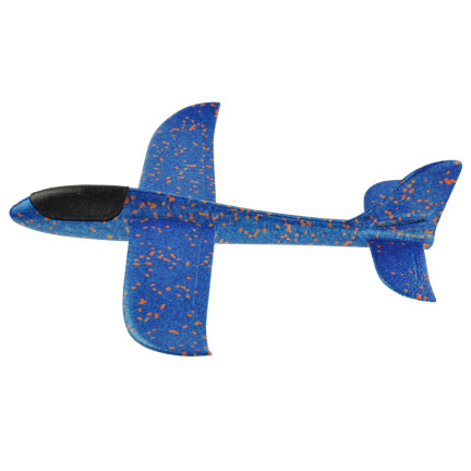 9137 dokonalý model letadla z polystyrenu, 47 cm, kluzák, velký modrý