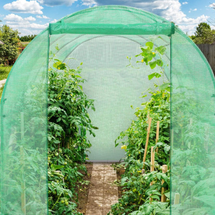 TG71372 náhradní fólie pro fóliový tunel, krycí fólie pro zahradní skleník 6x3, 18 m²