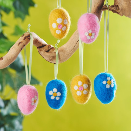 TG40894 polystyrenová vajíčka, velikonoční vajíčka, 12 ks, vajíčka pro decoupage na velikonoční dekorace