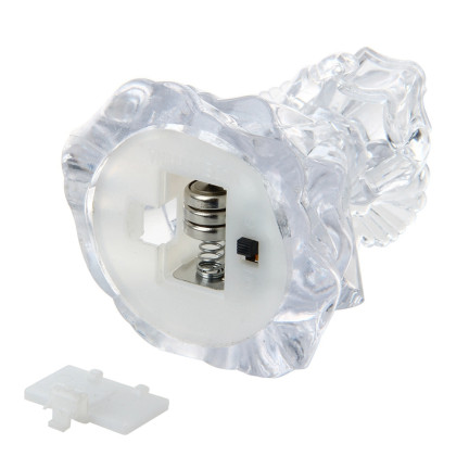TG51123 akrylové andělské figurky s LED osvětlením do betlému + baterie, svítící vánoční dekorace