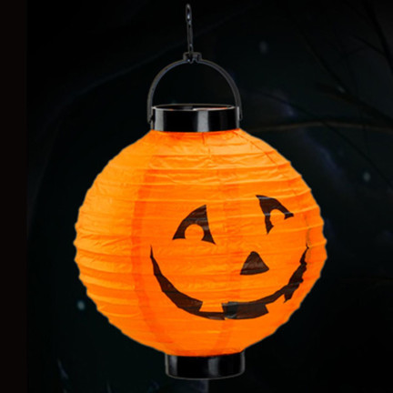 HL25 svítící dýňová lucerna s LED diodami na Halloween 