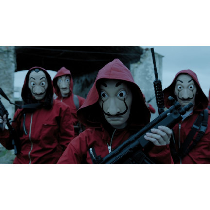 TG64369 maska – dům z Halloweenu, Salvador Dalí, La Casa de Papel, přepadení z filmu