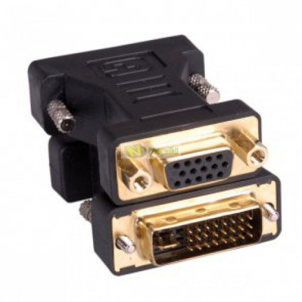 EE32 adaptér DVI (samice) na VGA (samec)  