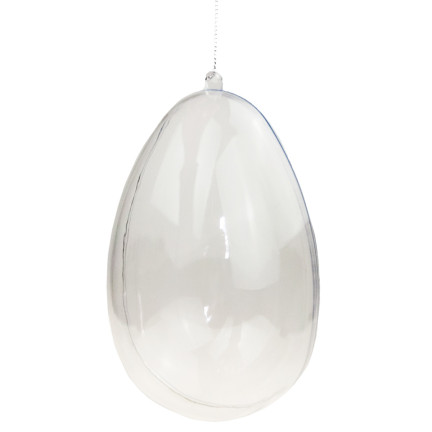 TG60440 akrylové vejce, plastové vejce 16 cm, k zdobení, velikonoční ozdoby