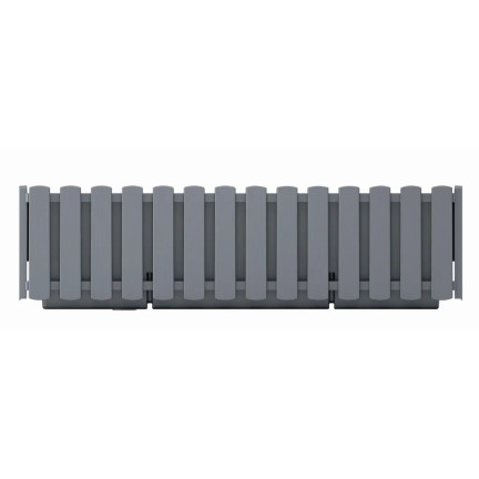 DDEF600W-405u balkonový box na zábradlí, květináč 58 cm s úchyty, měřič vlhkosti
