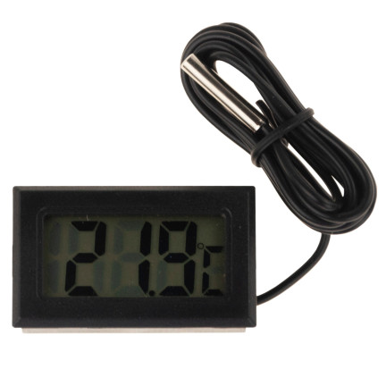 AF23 elektronický teploměr s LCD displejem a sondou do akvária