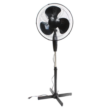 EHF001KK PODLAHOVÝ VENTILÁTOR VENTILÁTOR CYLKULATOR VÝKONNÝ 50W STOJÍCÍ ČERNÝ ÚČINNÝ