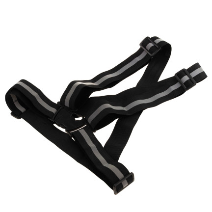 AG590B reflexní popruhy, bezpečnostní vesta, černá