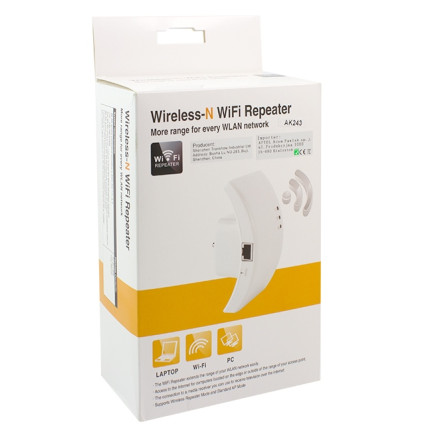 AP30 zesilovač a opakovač bezdrátové sítě WiFi 300 Mb/s 2,4