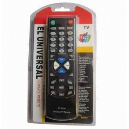 TV20 – univerzální dálkový ovladač k televizoru, DVD přehrávači a set-top boxu, 99 % funkční