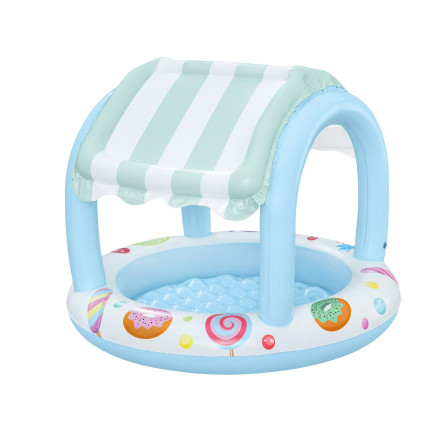52638 Bazén se stříškou, dětský bazén, nafukovací dno, Bestway 34L 1,04 X 0,84 m