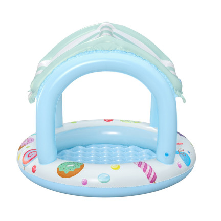 52638 Bazén se stříškou, dětský bazén, nafukovací dno, Bestway 34L 1,04 X 0,84 m