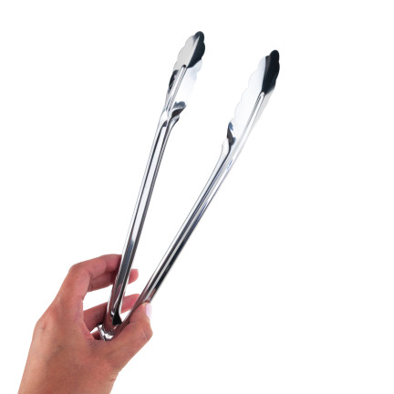 BBQ0711 kuchyňské kleště na grilování z nerezové oceli, 28 cm, na přípravu steaků