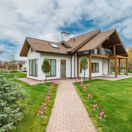 TG77663 solární květiny do zahrady a na balkon, zapichovací, lilie, senzor soumraku