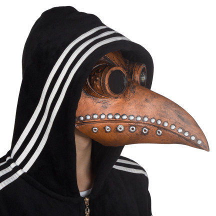 Maska doktora Moru, steampunk, s dlouhým zobákem, kostým, Halloween