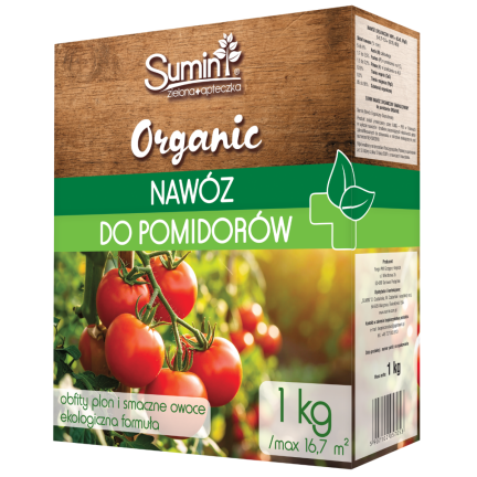 SUM79 organické hnojivo pro rajčata a zeleninu, Sumin Organic, 1 kg, BIO granulované