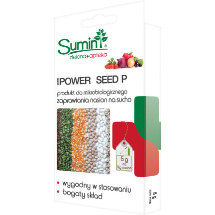 Ekologická přípravek na ošetření osiva, přírodní, bohaté složení, Power Seed, 5 g