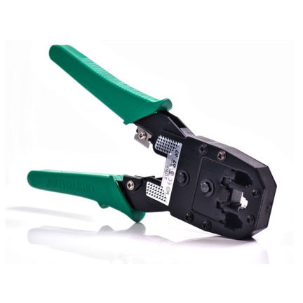 TV37 lisovací kleště RJ-45, RJ45, RJ12, RJ11, RJ9 + odizolovač