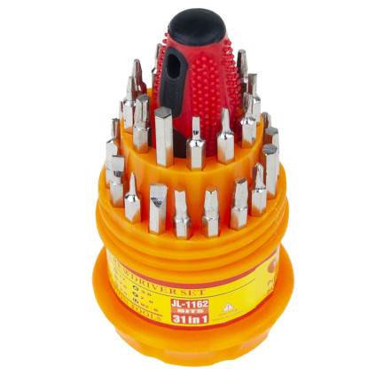 BT14 multifunkční šroubovák, přesné šroubováky 31 v 1, torx, imbus, křížový šroubovák, bity