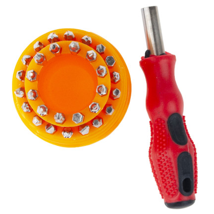 BT14 multifunkční šroubovák, přesné šroubováky 31 v 1, torx, imbus, křížový šroubovák, bity