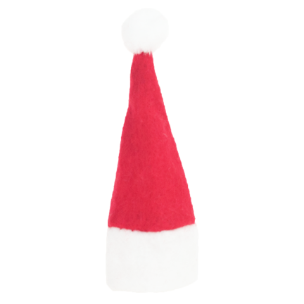 C47418 čepice Santa Clause, 10 ks, obal na příbory a láhev