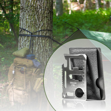 ZW46 karta přežití, survival card, nůž, nástroj