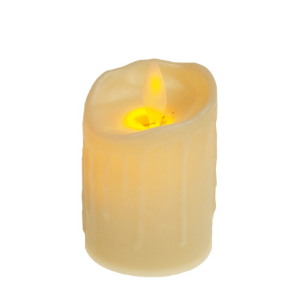 C61801 LED svíčka s plamenem, náplň do svíčky, která vypadá jako vosk
