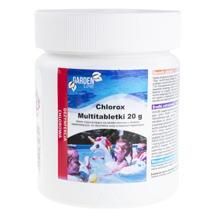CHEM9341 CHLOROX CHLORIN VÍCENÁSOBNÉ TABLETY 20Gx20SF. 400G
