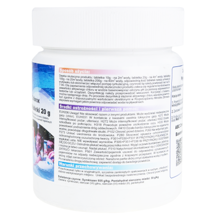 CHEM9341 CHLOROX CHLORIN VÍCENÁSOBNÉ TABLETY 20Gx20SF. 400G