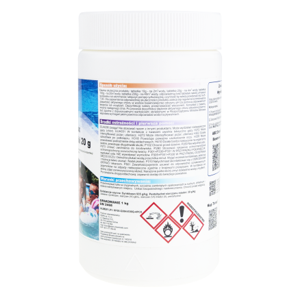 CHEM9358 CHLOROX MULTITABLET CHLOROVÉ TABLETY BAZÉNOVÁ CHEMIE 1KG