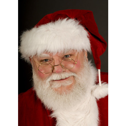 TG63180 brýle k kostýmu Santa Clause, kulaté, vánoční převlek pro předškoláky