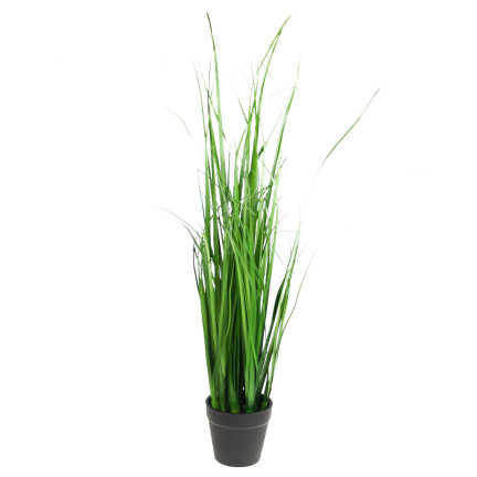 CV06320 TRÁVA V KVĚTINÁČI UMĚLÁ FEJKA DEKORATIVNÍ 55CM