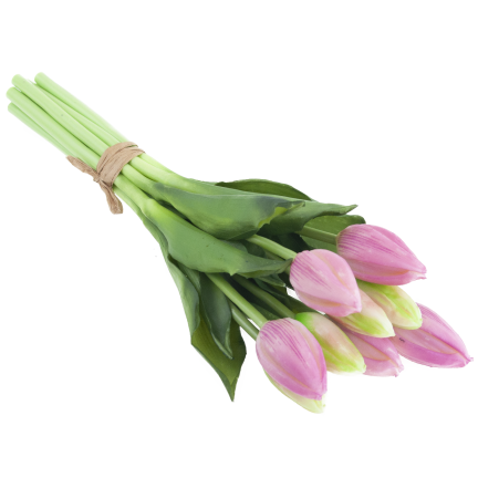 CV08289-3 GUMOVÝ TULIPÁN KRÁSNÁ KYTICE REALISTICKÁ JARNÍ VELIKONOCE
