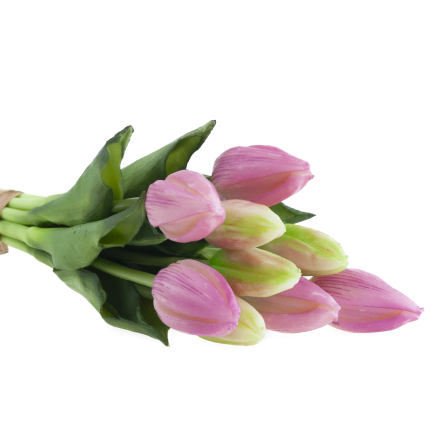 CV08289-3 GUMOVÝ TULIPÁN KRÁSNÁ KYTICE REALISTICKÁ JARNÍ VELIKONOCE