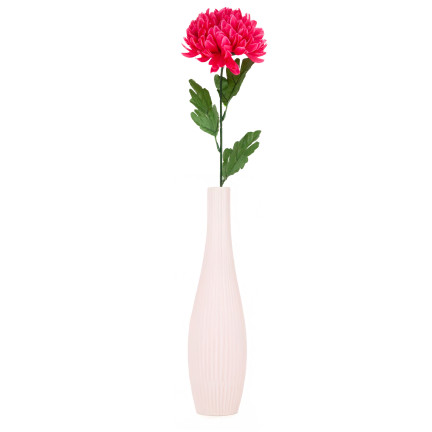 CV14384-13 chryzantéma, větvička 70 cm, umělé květiny do věnce, velký květ 13 cm na hrob, červená