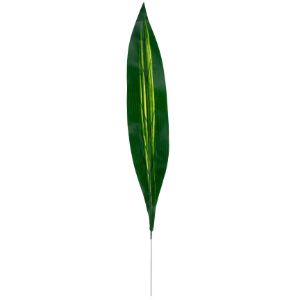 CV15772 dracena, zelený list draceny s pikokovým vzorem, umělé květiny, 60 cm, šavle do aranžmá