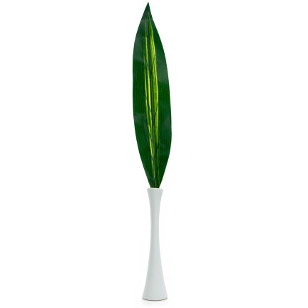 CV15772 dracena, zelený list draceny s pikokovým vzorem, umělé květiny, 60 cm, šavle do aranžmá