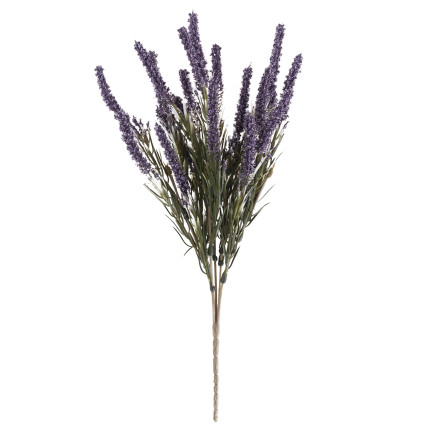 Umělé květy vřesu, větvička pro kompozici kytice, fialová, dekorace, 5 větviček, 34cm